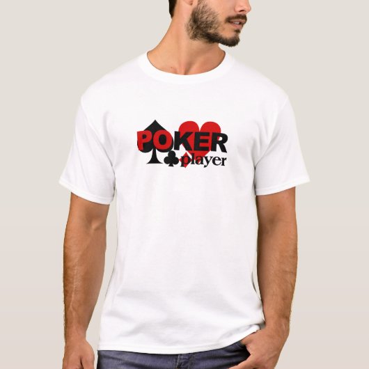 Shirt poker Player - kies stijl en kleur (Voorkant)