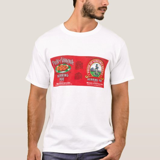  Shirt "Pride of Virginia Herring Roe" (Voorkant)