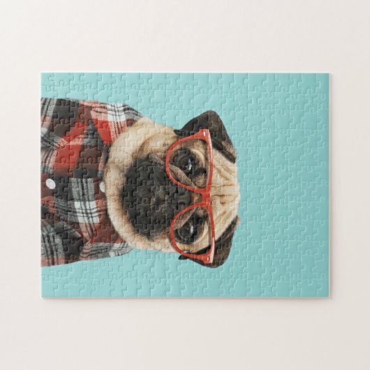 Shirt Pug Legpuzzel (Horizontaal)