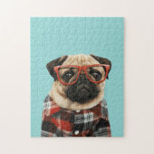 Shirt Pug Legpuzzel (Verticaal)