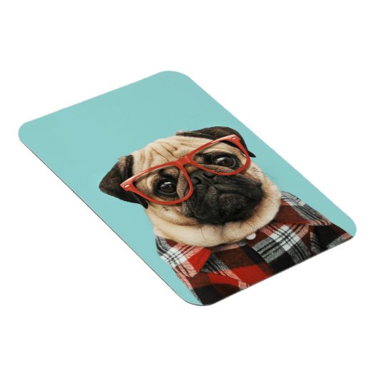 Shirt Pug Magneet (Rechterzijde)