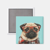 Shirt Pug Magneet (Voorkant / Achterkant)