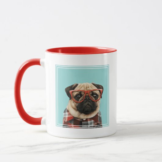 Shirt Pug Mok (Links)