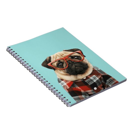Shirt Pug Notitieboek (Rechterzijde)
