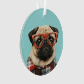 Shirt Pug Ornament (voorkant)