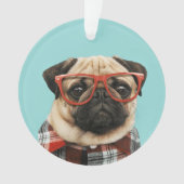 Shirt Pug Ornament (voorkant)
