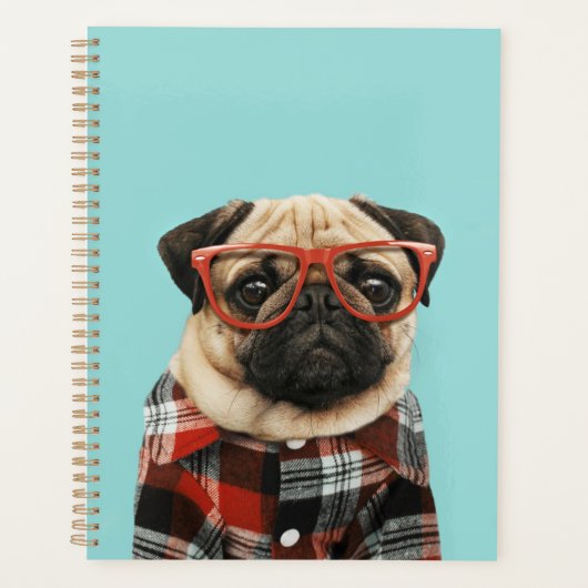 Shirt Pug Planner (Voorkant)