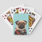 Shirt Pug Pokerkaarten (Achterkant)