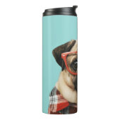 Shirt Pug Thermosbeker (Gedraaid links)