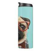 Shirt Pug Thermosbeker (Geroteerd rechts)