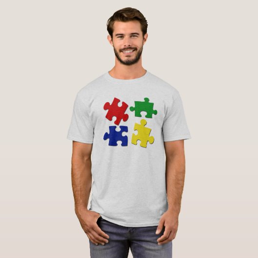 Shirt puzzelstukjes (Voorkant volledig)