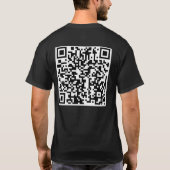 Shirt QR-code. (Achterkant)