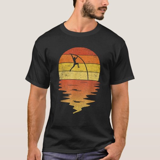 Shirt retro tegen zonsondergang 70 jaar  poolvau (Voorkant)