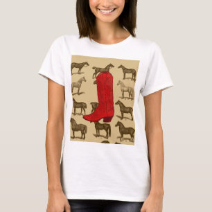 Shirt rode cowboy Boot Horses