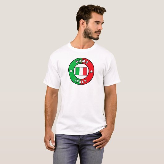 Shirt Rome Italië (Voorkant volledig)