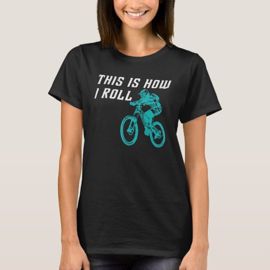 Shirt schamel fietsen dit is hoe ik (Voorkant)