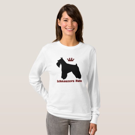 Shirt Schnauzers-regel (Voorkant volledig)