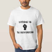 shirt "Schrijven is de Revolutie" (Voorkant)