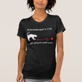shirt "Schrödinger's Cat" (Donker) (Voorkant)