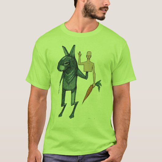 SHIRT SERBIAN RABBIT MAN (Voorkant)