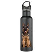 Shirt Shepherd Shepard Dog mam Papa Love Pet Waterfles (Voorkant)