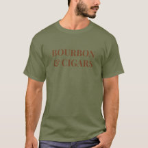 Shirt, Shirt van Bourbon, roken en Drink