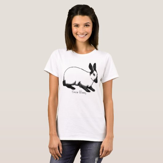 Shirt Snow Bunny (Voorkant volledig)