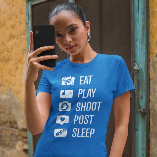 Shirt Sociale media Gamer vrouwen