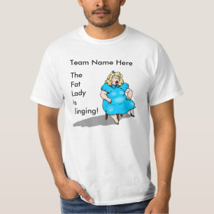 Shirt Sports Team Booster End Sason Fat Lady