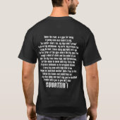 Shirt Squat Poem (Achterkant)