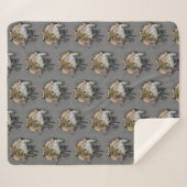 Shirt Squirrel Sherpa Blanket Deken (Voorkant (horizontaal))