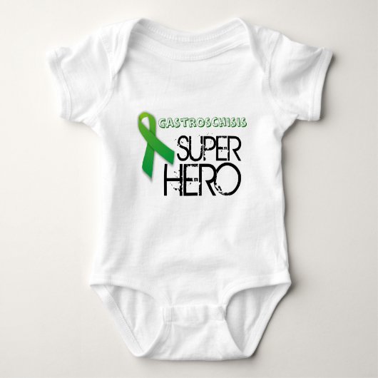 shirt "SUPER HERO" Gastroschisis Awareness (Voorkant)