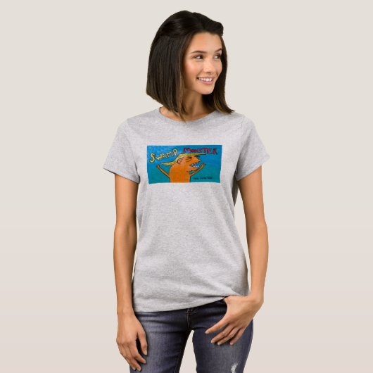 Shirt "SWAMP MONSTER" voor vrouwen (Voorkant volledig)