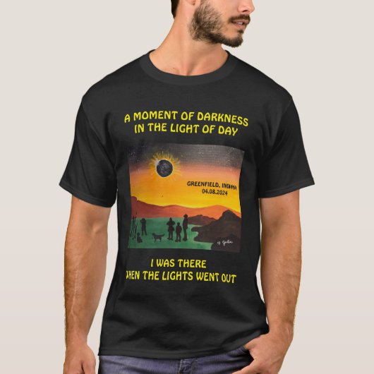 Shirt - T-shirt - Mannen - Eclipse 2024 (Voorkant)
