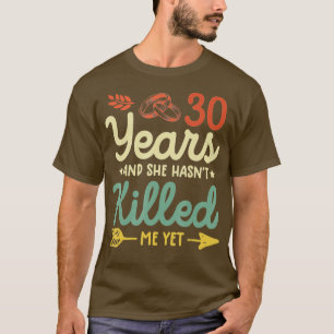 shirt-t-shirt voor 30e trouwdag t-shirt