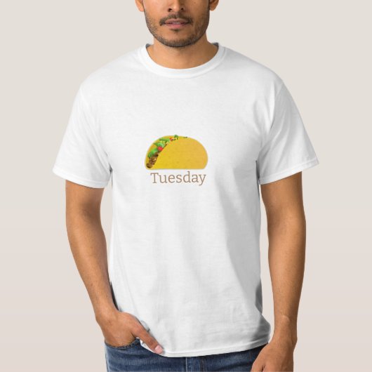 Shirt - Taco dinsdag (Voorkant)