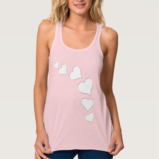 Shirt-Tanktop van de Valentijnse vrouw Tanktop (Voorkant)