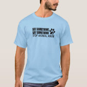 Shirt tegen dierenmishandeling stoppen (Voorkant)