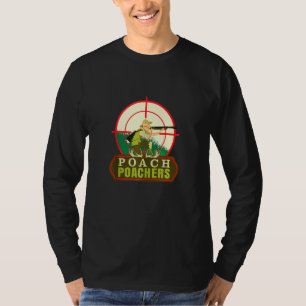 Shirt tegen jagen T ter bescherming van het wild
