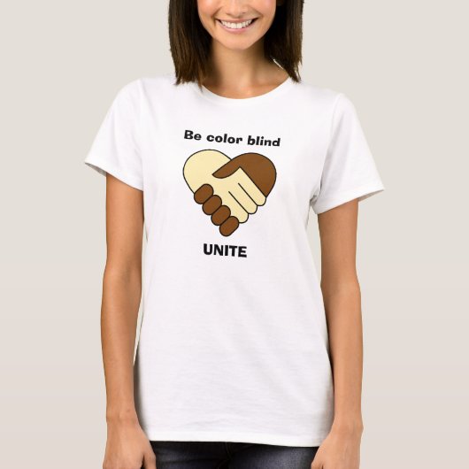 Shirt tegen racisme voor vrouwen (Voorkant)