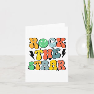 Shirt Test Day Rock The Funny Star Test Squad Kaart