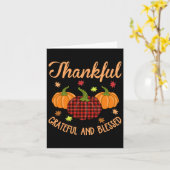 Shirt Thanksgiving dankzij grateful Bless Kaart (Gele Bloem)