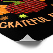 Shirt Thanksgiving dankzij grateful Bless Poster (Hoek)