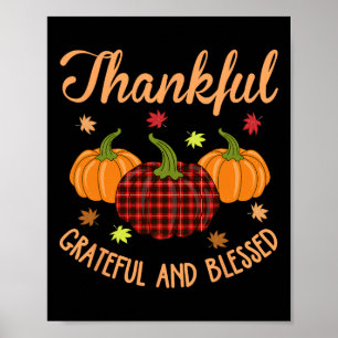 Shirt Thanksgiving dankzij grateful Bless Poster