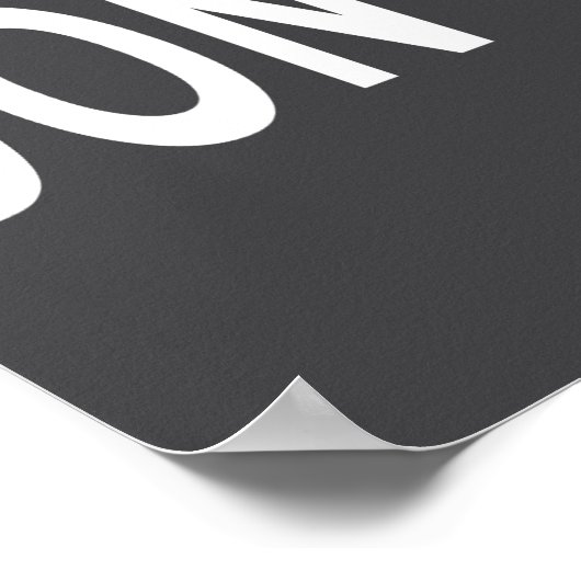 Shirt That Says Don't  Poster (Hoek)