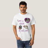 Shirt: Thuis is waar mijn ratten zijn! T-shirt (Voorkant volledig)