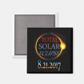 Shirt Total Solar Eclipse 2017 Magneet (Voorkant / Achterkant)