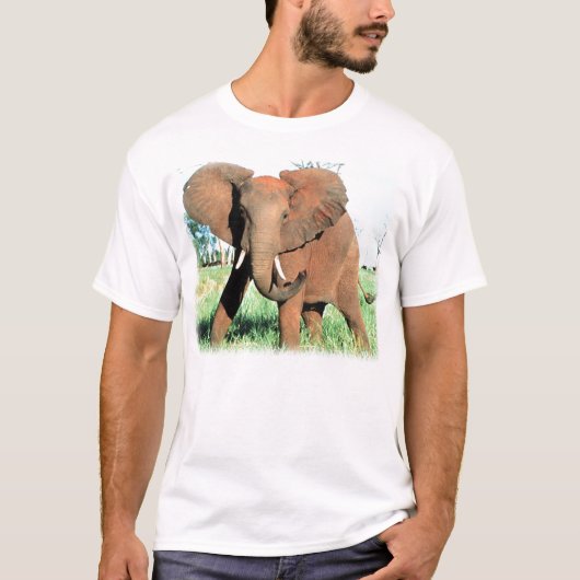 Shirt van Afrikaanse olifanten (Voorkant)