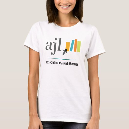 Shirt van AJL-logo en tekstvrouwen (Voorkant)
