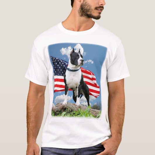 Shirt van American Staffordshire Terrier (Pit Bull (Voorkant)